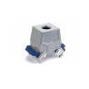 Embase encastrée 32A, Aluminium moulé sous pression, Alliage de zinc moulé, IP65, Sortie basse